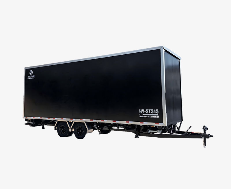 Mobile stage trailer
