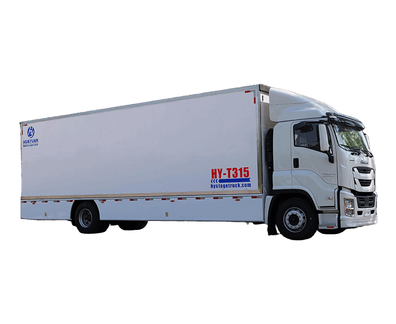 Mobile stage truck